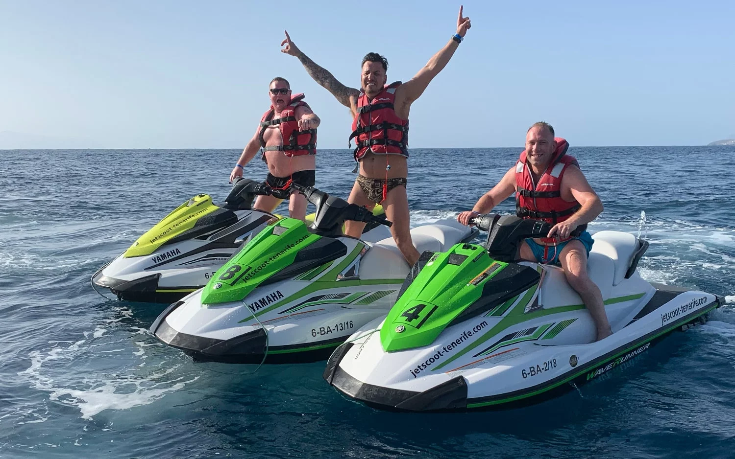 3 Friends in Jet Ski Sunset