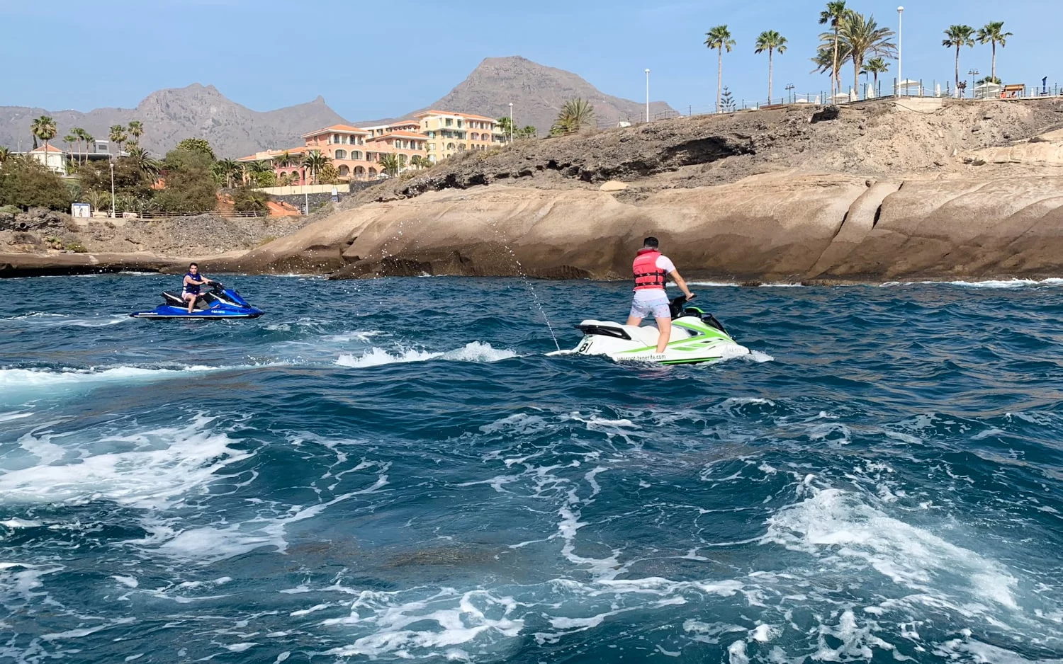 Jet ski with license rental Tenerife 3h 3