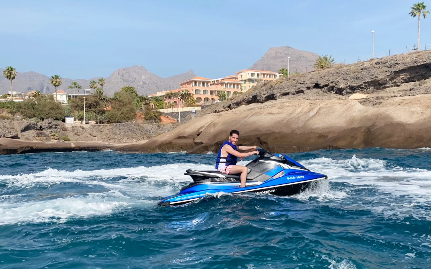 Jet ski with license rental Tenerife 3h 4