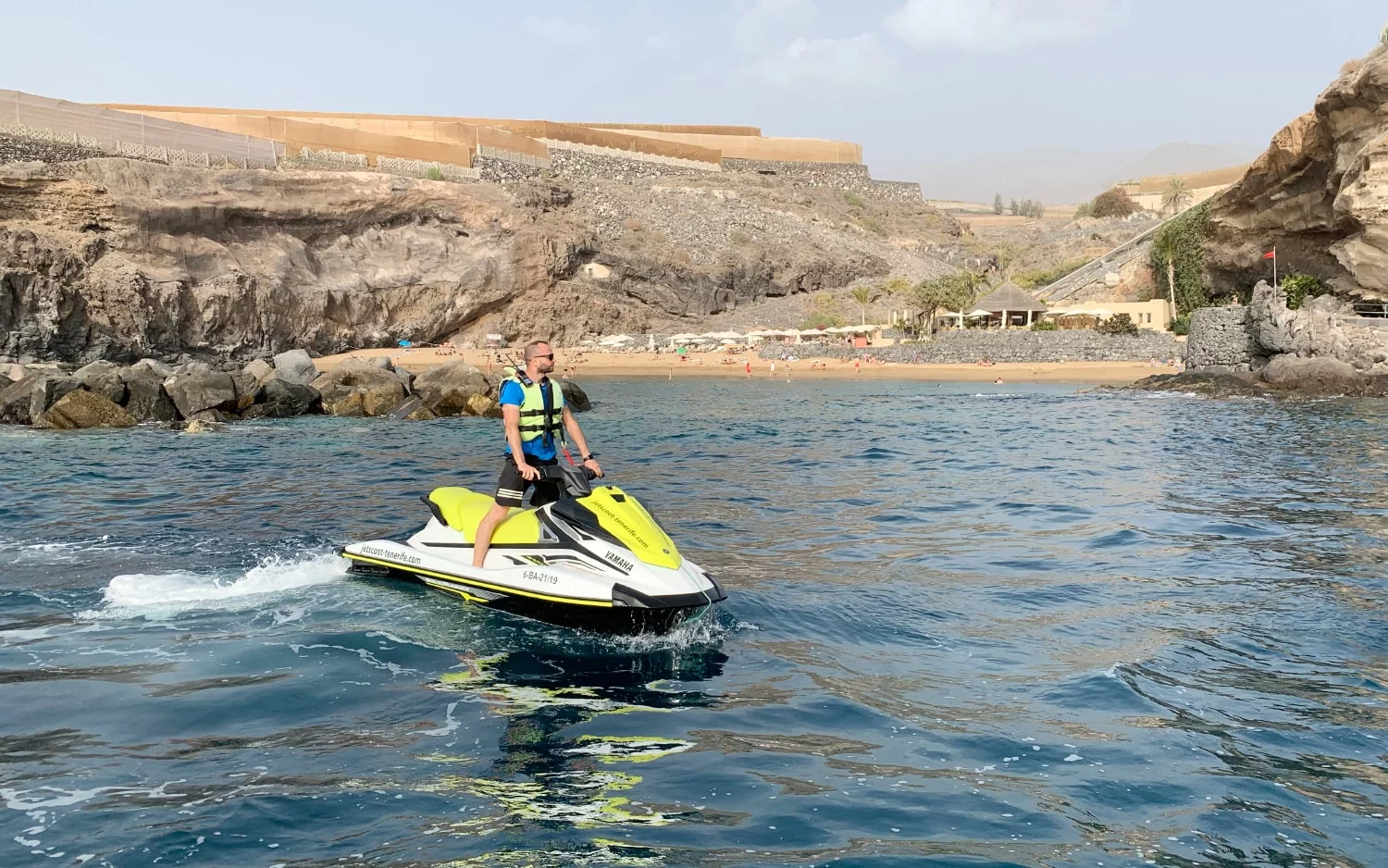 Rent Jet Ski with license 2h in Tenerife